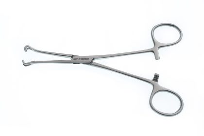 Babcock Forceps 5-12 inch, Delicate Jaws 6mm Wide1